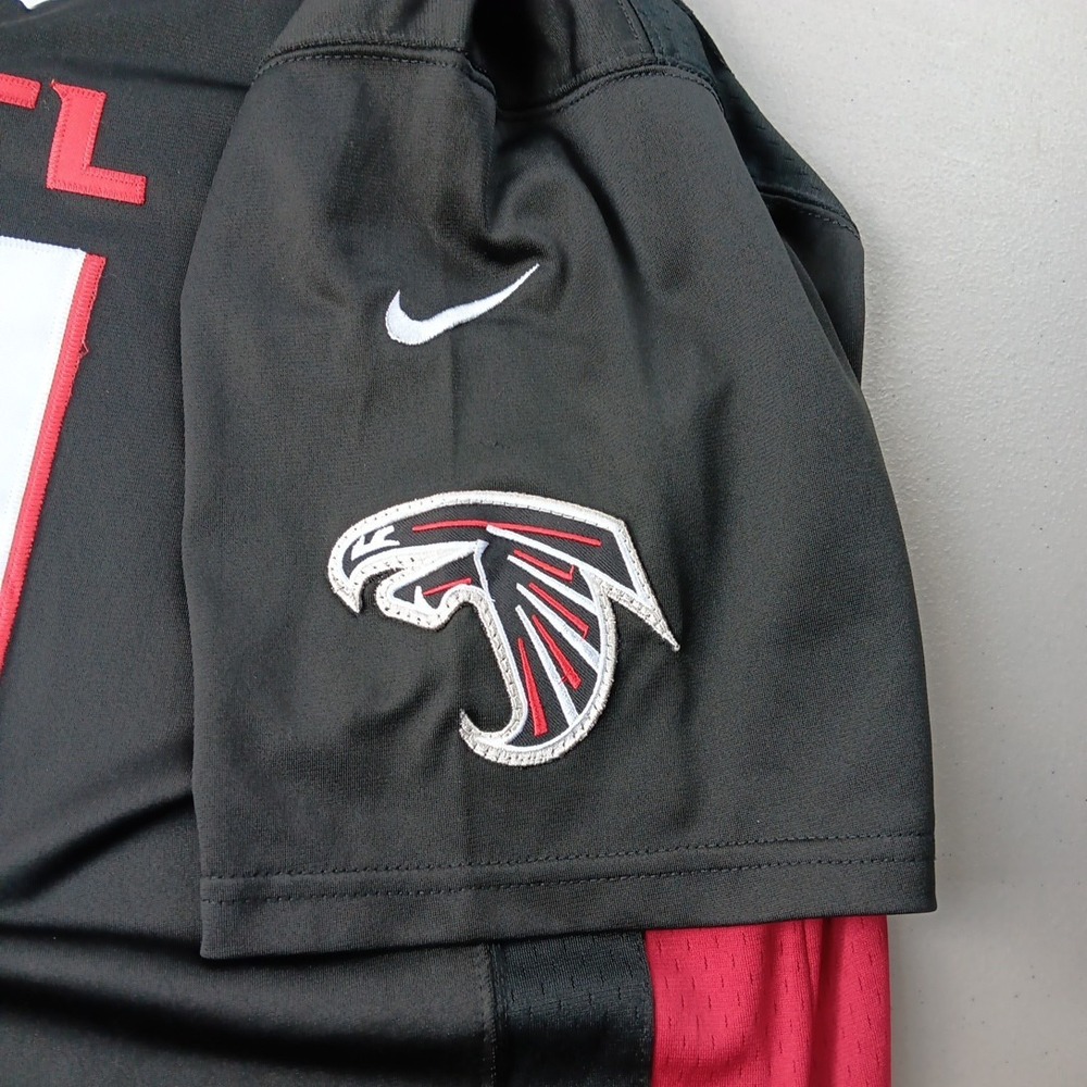NFL Atlanta Falcons Jersey MEDIUM Desmond Ridder Nike On Field Player Black Red - Picture 4 of 8